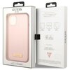 Etui GUESS Silicone Logo Plate MagSafe do Apple iPhone 13 Różowy Marka telefonu Apple
