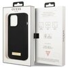 Etui GUESS Silicone Logo Plate MagSafe do Apple iPhone 13 Pro Max Czarny Marka telefonu Apple
