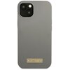 Etui GUESS Silicone Logo Plate MagSafe do Apple iPhone 13 Mini Szary Model telefonu iPhone 13 Mini