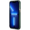 Etui GUESS Gold Outline Translucent MagSafe do Apple iPhone 13 Pro Zielony Dominujący kolor Zielony