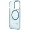 Etui GUESS Gold Outline Translucent MagSafe do Apple iPhone 13 Pro Niebieski Gwarancja 24 miesiące