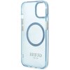 Etui GUESS Gold Outline Translucent MagSafe do Apple iPhone 13 Niebieski Gwarancja 24 miesiące