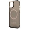 Etui GUESS Gold Outline Translucent MagSafe do Apple iPhone 13 Czarny Typ Etui nakładka