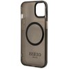 Etui GUESS Gold Outline Translucent MagSafe do Apple iPhone 13 Czarny Gwarancja 24 miesiące