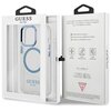 Etui GUESS Metal Outline MagSafe do Apple iPhone 13 Pro Przezroczysto-niebieski Marka telefonu Apple