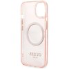 Etui GUESS Gold Outline Translucent MagSafe do Apple iPhone 13 Różowy Gwarancja 24 miesiące