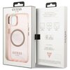 Etui GUESS Gold Outline Translucent MagSafe do Apple iPhone 13 Różowy Marka telefonu Apple
