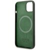 Etui GUESS Silicone Logo Plate MagSafe do Apple iPhone 13 Zielony Gwarancja 24 miesiące
