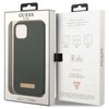 Etui GUESS Silicone Logo Plate MagSafe do Apple iPhone 13 Zielony Marka telefonu Apple