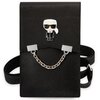 Etui KARL LAGERFELD Ikonik Karl Chain Czarny Seria telefonu Uniwersalny