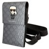 Etui KARL LAGERFELD Ikonik Karl Monogram Patch Srebrny