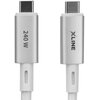 Kabel USB-C - USB-C XLINE 240W 8K 1 m Biały Obsługiwane zasilanie [W] do 240
