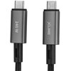 Kabel USB-C - USB-C XLINE 240W 8K 1 m Czarny Długość [m] 1
