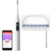 Szczoteczka soniczna OCLEAN X Pro Elite + Sterylizator OCLEAN S1 Smart UVC Biały Czas działania do 35 dni