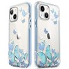 Etui SUPCASE Cosmo do Apple iPhone 14 Plus/15 Plus Niebieski Motylki Seria telefonu iPhone