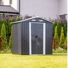 Domek narzędziowy MIRPOL MIR0406 Szary 195 x 125 x 197 cm Okna Nie