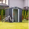 Domek narzędziowy MIRPOL MIR0406 Szary 195 x 125 x 197 cm Dach Dwuspadowy