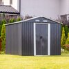Domek narzędziowy MIRPOL MIR1008 Szary 257 x 312 x 202 cm Materiał Stal