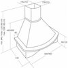 Okap BERG Antika 90 cm Kremowy Filtr przeciwtłuszczowy Aluminiowy
