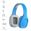 Słuchawki nauszne MANTA HDP802BL Niebieski Transmisja bezprzewodowa Bluetooth