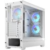 Obudowa FRACTAL DESIGN Pop Air RGB TG Clear Tint Biały Złącza USB 3.0 x 2, Wejście mikrofonowe x 1, Wyjście słuchawkowe/głośnikowe x 1