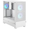 Obudowa FRACTAL DESIGN Pop Air RGB TG Clear Tint Biały Przyciski i regulatory Kontroler LED