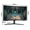 Monitor SAMSUNG Odyssey G6 LS27BG650EUXEN 26.9" 2560x1440px 240Hz 1 ms [GTG] Curved Przeznaczenie Dla gracza