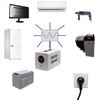 Zasilacz UPS QOLTEC Pure Sine Wave 50720 800VA 560W Sygnalizacja pracy Wyświetlacz LED