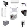 Zasilacz UPS QOLTEC Pure Sine Wave 50718 800VA 560W Sygnalizacja pracy Wyświetlacz LED