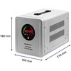 Zasilacz UPS QOLTEC Pure Sine Wave 50721 1000VA 700W Moc skuteczna [W] 700