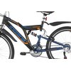 Rower młodzieżowy INDIANA X-Rock 1.4 24 cale dla chłopca Czarno-niebieski Kolekcja 2023