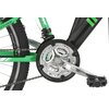 Rower młodzieżowy INDIANA X-Rock 1.6 26 cali dla chłopca Czarno-zielony Kolor Czarno-zielony