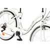 Rower miejski DAWSTAR Citybike S7B 26 cali damski Biały Przerzutka przednia marka Brak