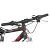 Rower górski MTB INDIANA X-Rock 4.6 M17 26 cali męski Czarno-czerwony Przerzutka przednia marka Shimano