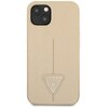 Etui GUESS Saffiano Triangle Logo do Apple iPhone 14 Plus Beżowy Model telefonu iPhone 14 Plus
