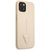 Etui GUESS Saffiano Triangle Logo do Apple iPhone 14 Plus Beżowy Kompatybilność Apple iPhone 14 Plus