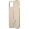 Etui GUESS Saffiano Triangle Logo do Apple iPhone 14 Plus Beżowy Typ Etui nakładka