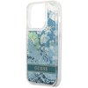 Etui GUESS Flower Liquid Glitter do Apple iPhone 14 Pro Max Zielony Typ Etui nakładka