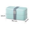 Lunch box XAVAX To Go 00181595 (2 sztuki) Przegródki Nie