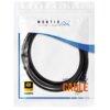 Opakowanie zawiera czarny kabel HDMI o długości 1,5 metra, z widocznym napisem "MONTIS DESIGNED IN POLAND" oraz oznaczeniem "4K ULTRA HD HDMI". Na opakowaniu znajduje się również napis "HIGH QUALITY CABLE".
