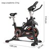 Rower spinningowy HERTZ FITNESS XR-110 Pro Rodzaj oporu Dociskowy