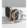 Etui RINGKE Slim do Apple Watch Ultra 1/2 (49mm) Przezroczysty/Szary (2szt.) Materiał wykonania Poliwęglan