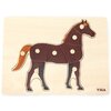 Puzzle VIGA Na podkładce: Koń 44607 (8 elementów) Rodzaj Drewniane