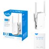 Wzmacniacz sieci CUDY RE1800 2.4 / 5 GHz, Wi-Fi 6 (802.11 a/b/g/n/ac/ax) Częstotliwość pracy [GHz] 2.4