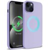 Etui CRONG Color Cover Magnetic MagSafe do Apple iPhone 13/14 Fioletowy