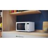Kuchenka mikrofalowa CANDY CMGA20SDLW 700W 25.5 cm pojemność 20L Time Defrost QuickStart Auto Cook Biały Sposób otwierania drzwi W lewo