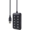 Hub GEMBIRD UHB-U2P10P-01 USB 2.0, Pasywny Dodatkowe informacje Dioda LED sygnalizująca status urządzenia