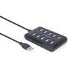 Hub GEMBIRD UHB-U2P10P-01 USB 2.0, Pasywny Dodatkowe informacje Przycisk włączania/wyłączania