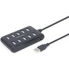 Hub GEMBIRD UHB-U2P10P-01 USB 2.0, Pasywny Dodatkowe informacje Zabezpieczenie przed przepięciami i skokami napięcia