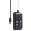Hub GEMBIRD UHB-U2P10P-01 USB 2.0, Pasywny Typ Pasywny